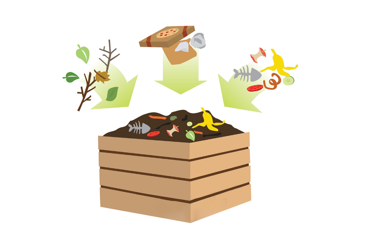 Le fait de sacs compostables