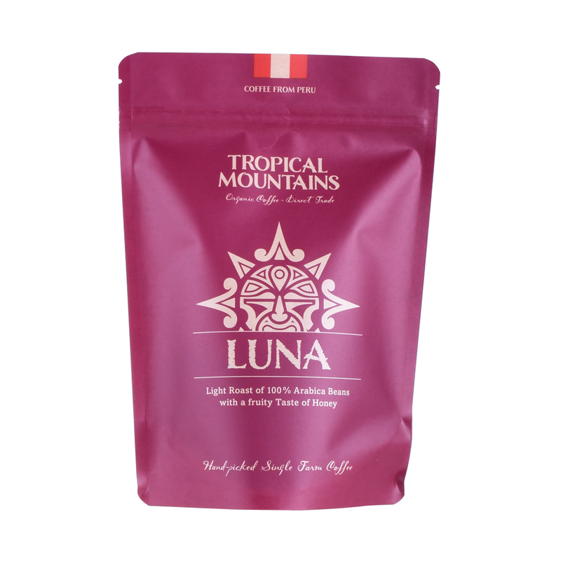 Biodégradable Kraft Paper Stand Up Bags Coffee Pouche