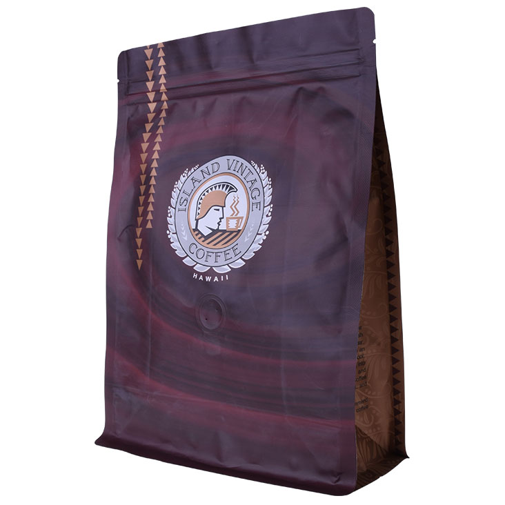 Emballage de sac de café Kraft biodégradable biodégradable écologique de 5 livres avec vente en gros de cravate en étain