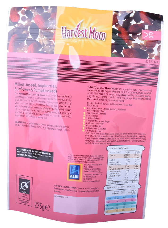 Sac à café personnalisé sur le logo personnalisé Scellé personnalisé